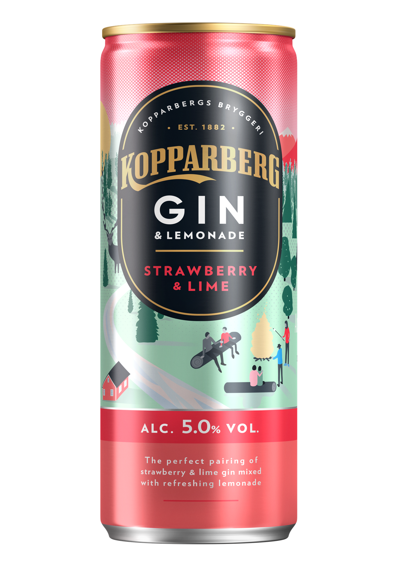 STRAWBERRY GIN & LEMONADE
